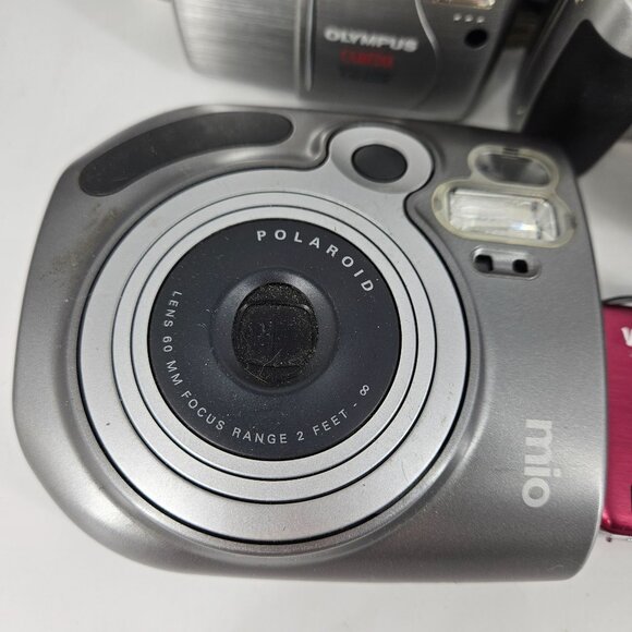 Digital Camera 35mm Video Charger Battery Cords SD Cards Lot 8+ PARTS Repair - Picture 7 of 11